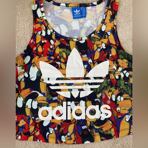 Adidas Cropped Tank - Picture 2 of 4
